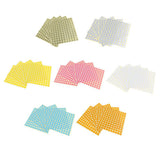 Max 5 Sheets Essential Oil Bottle Cap Stickers Self Adhesive Labels Round Silver