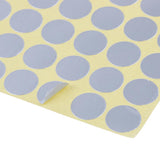 Max 5 Sheets Essential Oil Bottle Cap Stickers Self Adhesive Labels Round Silver