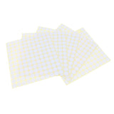 Max 5 Sheets Essential Oil Bottle Cap Stickers Self Adhesive Labels Round White