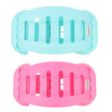 Max Back Stretcher Lumbar Stretching Device Lower Support Pain Relief Massager Blue