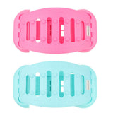 Max Back Stretcher Lumbar Stretching Device Lower Support Pain Relief Massager Blue