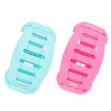 Max Back Stretcher Lumbar Stretching Device Lower Support Pain Relief Massager Blue