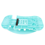 Max Back Stretcher Lumbar Stretching Device Lower Support Pain Relief Massager Blue