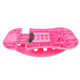 Max Back Stretcher Lumbar Stretching Device Lower Support Pain Relief Massager Pink