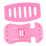 Max Back Stretcher Lumbar Stretching Device Lower Support Pain Relief Massager Pink