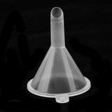 Bulk Lot of 50pcs Transparent PVC Mini Funnels For Filling Small Perfume Essential Oils Bottle Container Flask Funnel