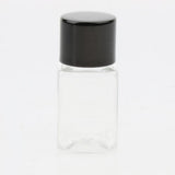 Max 6 Pieces Clear Refillable Empty Essential Oil Makeup Bottle 10ml Black Cap