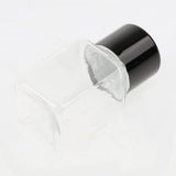 Max 6 Pieces Clear Refillable Empty Essential Oil Makeup Bottle 10ml Black Cap