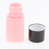 Max 6 Piece 10ml Plastic Square Storage Bottles Cosmetics Containers  Black Cap