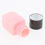 Max 6 Piece 10ml Plastic Square Storage Bottles Cosmetics Containers  Black Cap