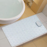 Max Non Slip Bathroom Shower Bath Tub Suction Bathtub Mat with Drain Hole Clear