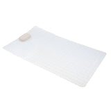 Max Non Slip Bathroom Shower Bath Tub Suction Bathtub Mat with Drain Hole Clear