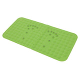 Max Rectangle Nonslip Bath Tub Mat Shower Massage Rug Pad Cushion Green