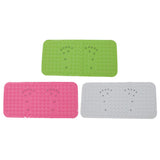 Max Rectangle Nonslip Bath Tub Mat Shower Massage Rug Pad Cushion Green