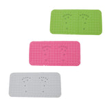 Max Rectangle Nonslip Bath Tub Mat Shower Massage Rug Pad Cushion Green