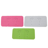 Max Rectangle Nonslip Bath Tub Mat Shower Massage Rug Pad Cushion Green