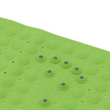 Max Rectangle Nonslip Bath Tub Mat Shower Massage Rug Pad Cushion Green