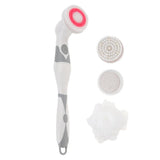 Max Electric Spa Massage Brush Spin Shower Facial Body Cleaning Brush Kit