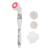 Max Electric Spa Massage Brush Spin Shower Facial Body Cleaning Brush Kit