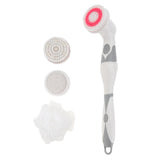 Max Electric Spa Massage Brush Spin Shower Facial Body Cleaning Brush Kit