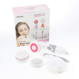 Max Electric Spa Massage Brush Spin Shower Facial Body Cleaning Brush Kit