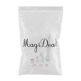 Max 4 In 1 Electric Face Nose Leg Bikini Eyebrow Hair Remover Device Set Blue