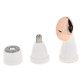 Max 4 In 1 Electric Face Nose Leg Bikini Eyebrow Hair Remover Device Set Blue