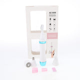 Max 4 In 1 Electric Face Nose Leg Bikini Eyebrow Hair Remover Device Set Blue