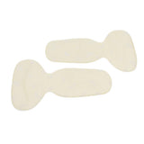 Max 2 Pairs Thickening Skid Proof Back Foot Pads Insoles for High Heels Yellow