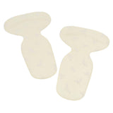 Max 2 Pairs Thickening Skid Proof Back Foot Pads Insoles for High Heels Yellow