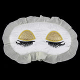 Max Cartoon Eye Mask Eyeshade Blinder Patch for Travel Sleep with Ice bag White