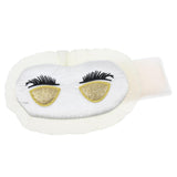 Max Cartoon Eye Mask Eyeshade Blinder Patch for Travel Sleep with Ice bag White