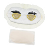 Max Cartoon Eye Mask Eyeshade Blinder Patch for Travel Sleep with Ice bag White