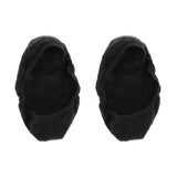 Max 1 Pair Anti-Slip Women Casual No Show Low Cut Boat Socks Foot Care Black