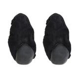 Max 1 Pair Anti-Slip Women Casual No Show Low Cut Boat Socks Foot Care Black