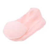 Max 1 Pair Anti-Slip Women Casual No Show Low Cut Boat Socks Foot Care Pink