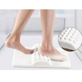 Max Diatomite Reflexology Acupuncture Foot Massage Block Bath Shower Mat Gray