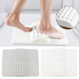 Max Diatomite Reflexology Acupuncture Foot Massage Block Bath Shower Mat Gray