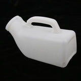 1000ml Elder Urinal Bottle Chamber Pot Emergency Toilet Pouch with Lid White