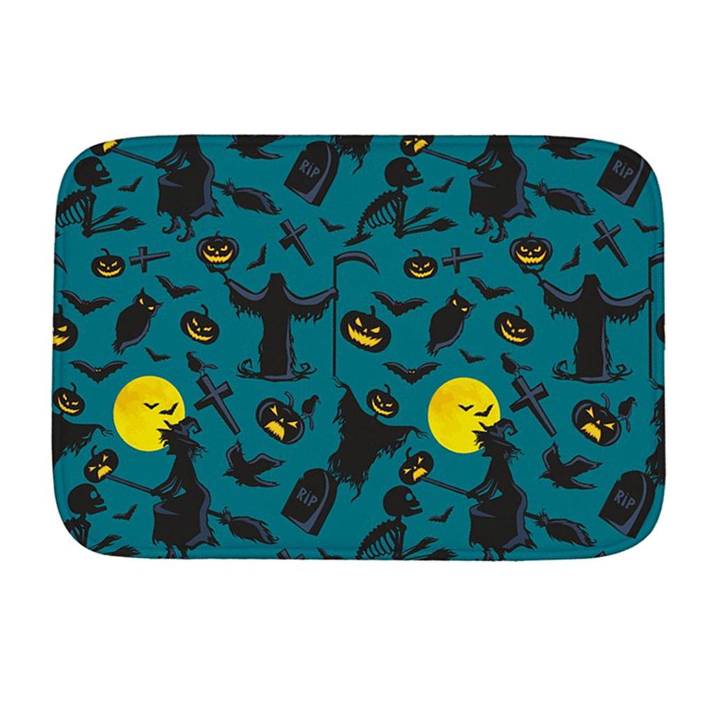 Max Halloween Non-Slip Doormat Indoor Floor Rug Front Door Mat Flannel Carpet 04