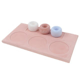 Max Diatomite Toothbrush Rinse Cup Mug Stand Holder Storage Rack Box Set Pink - Aladdin Shoppers