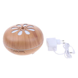Max 500ml Aroma Humidifier Fragrance Essential Oils Diffuser Set EU Plug Brown