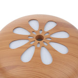 Max 500ml Aroma Humidifier Fragrance Essential Oils Diffuser Set EU Plug Brown