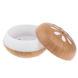 Max 500ml Aroma Humidifier Fragrance Essential Oils Diffuser Set EU Plug Brown