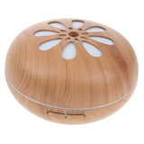 Max 500ml Aroma Humidifier Fragrance Essential Oils Diffuser Set EU Plug Brown