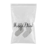 Max Maxb 1 Pair Gel Moisturizing Foot Heel Socks for Cracked Skin Foot Care Gray