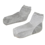 Max Maxb 1 Pair Gel Moisturizing Foot Heel Socks for Cracked Skin Foot Care Gray