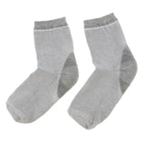 Max Maxb 1 Pair Gel Moisturizing Foot Heel Socks for Cracked Skin Foot Care Gray