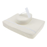 Max Maxb Square Massage Table Pillow Face Down Cradle Neck Support Cushion Beige
