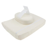 Max Maxb Square Massage Table Pillow Face Down Cradle Neck Support Cushion Beige